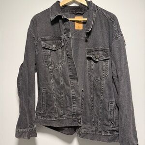 GAP Charcoal Oversized Denim Jacket MT